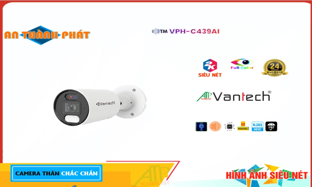 Camera VanTech Thiết kế Đẹp VPH-C439AI