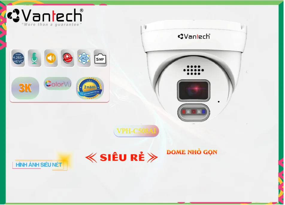 VPH-C508AI Camera đang khuyến mãi VanTech