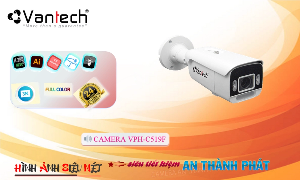 Camera Giá Rẻ VanTech VPH-C519F HD IP Đang giảm giá