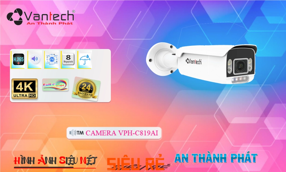 Camera VanTech Chất Lượng VPH-C819AI