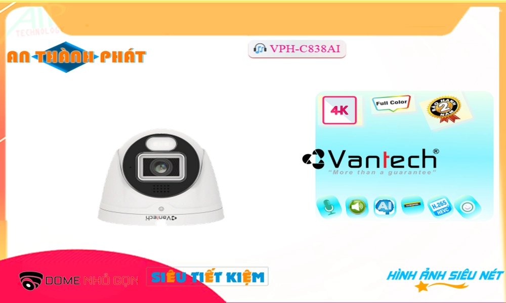 Camera VanTech VPH-C838AI Mẫu Đẹp
