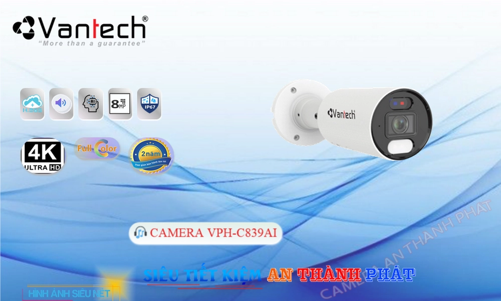 Camera IP VPH-C839AI VanTech giá rẻ chất lượng cao ✓