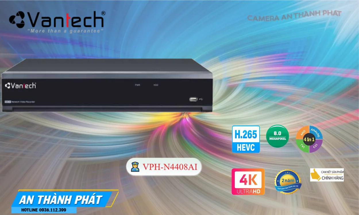 Đầu Ghi Camera VPH-N4408AI VanTech giá rẻ chất lượng cao