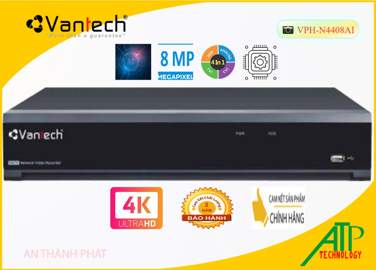 Đầu Ghi Camera VPH-N4408AI VanTech giá rẻ chất lượng cao