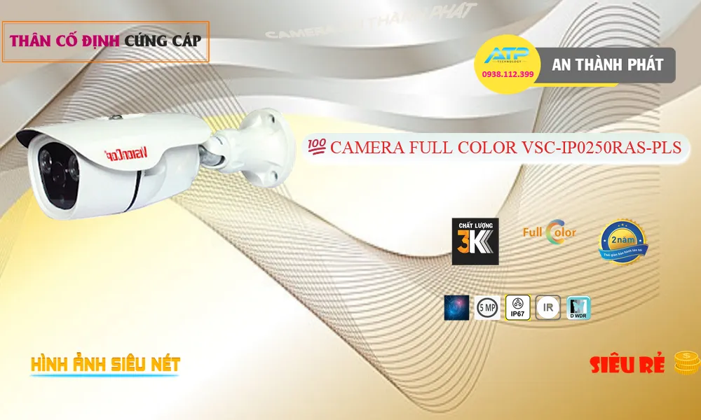 Camera Visioncop VSC-IP0250RAS-PLS