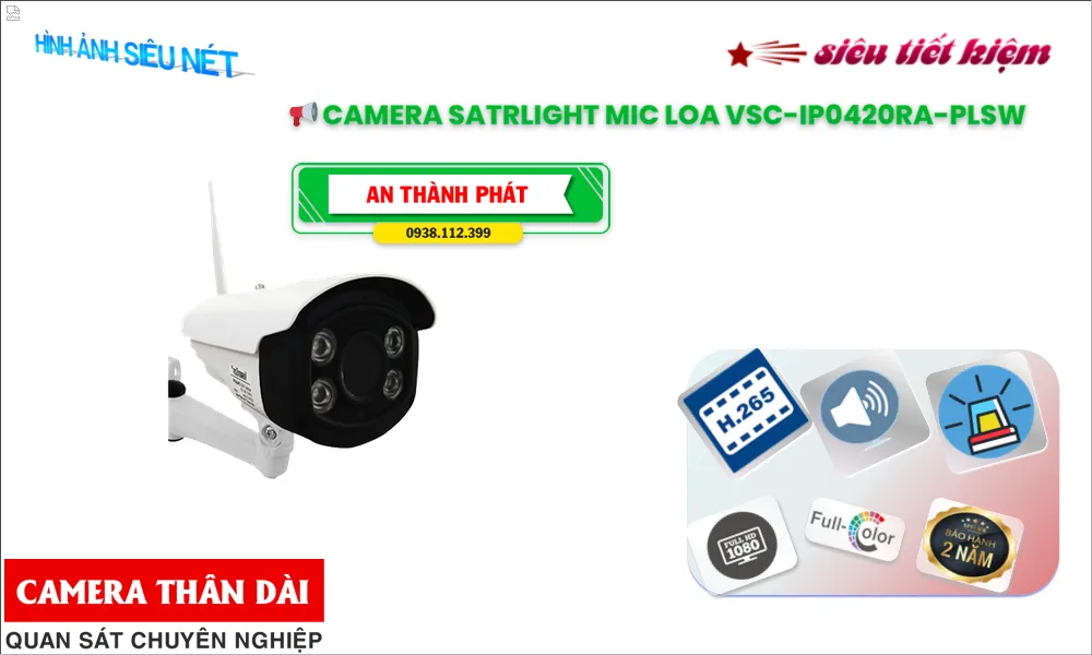 Camera Visioncop VSC-IP0420RA-PLSW
