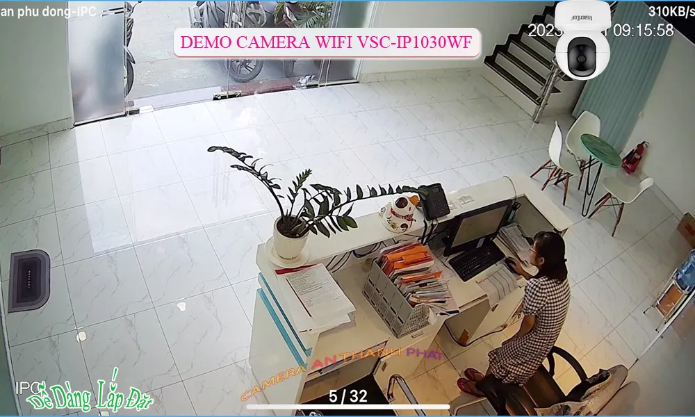 Camera Visioncop VSC-IP1030WF