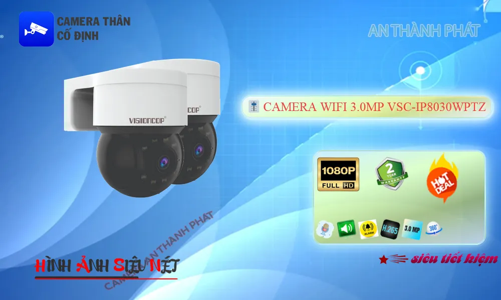 Camera Visioncop VSC-IP8030WPTZ