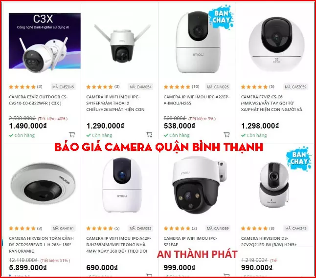 Lắp Đặt Camera Giám Sát Tại Quan Binh Thanh