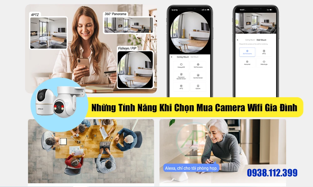 tính năng camera wifi gia đình giá rẻ hiện nay