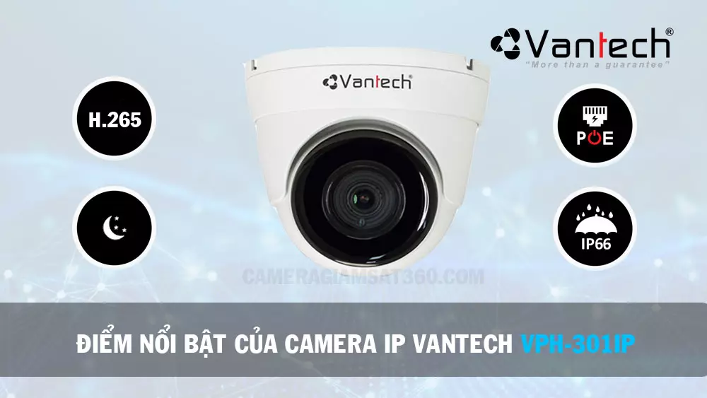 camera ip Vantech VPH-301IP có gì nổi bật