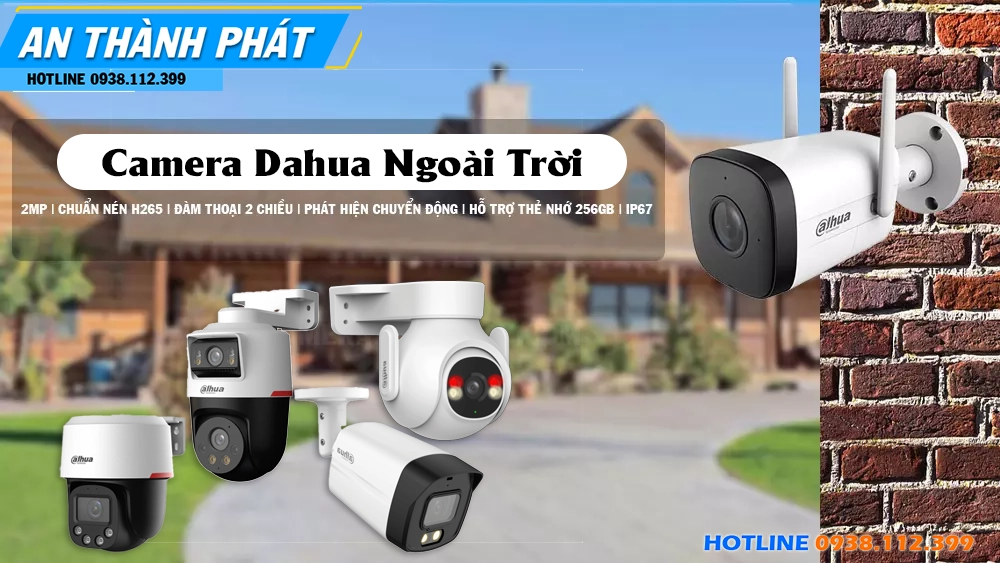 Camera WiFi Ngoài Trời Dahua