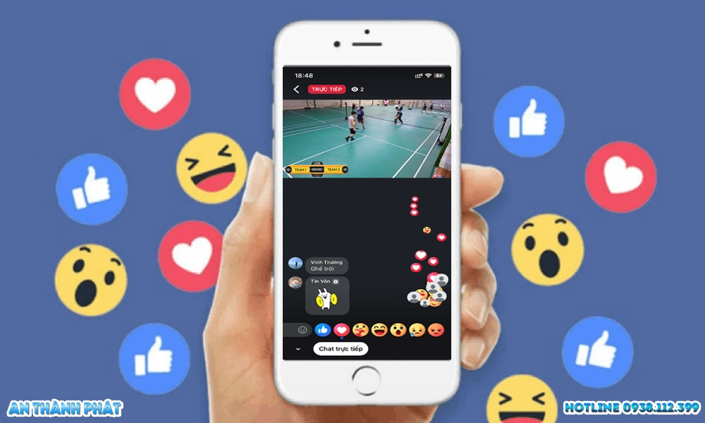 Camera Livestream Môn Cầu Lông Có Bảng Điểm