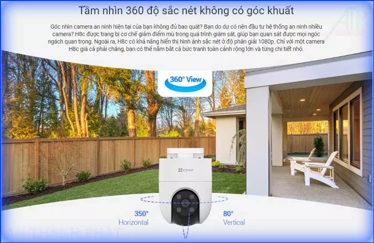 Camera EZVIZ CS H8c R100 1K2WKFL