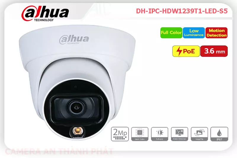 Camera IP dahua DH-IPC-HDW1239T1-LED-S5,thông số DH-IPC-HDW1239T1-LED-S5,DH IPC HDW1239T1 LED S5,Chất Lượng