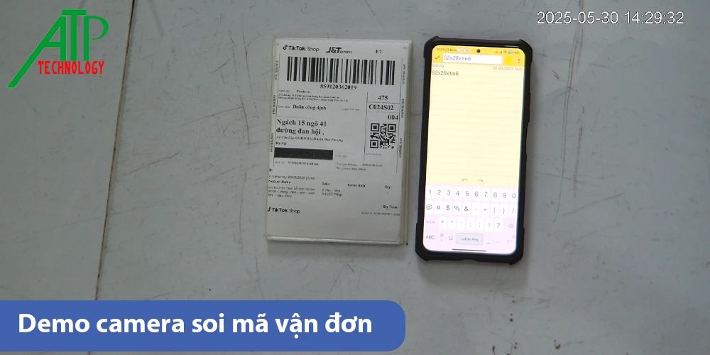 Dịch vụ lắp đặt camera soi mã vận đơn tận nơi