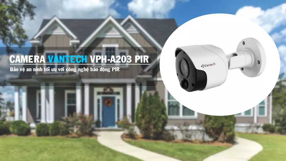 giới thiệu camera vantech VPH-A203 PIR
