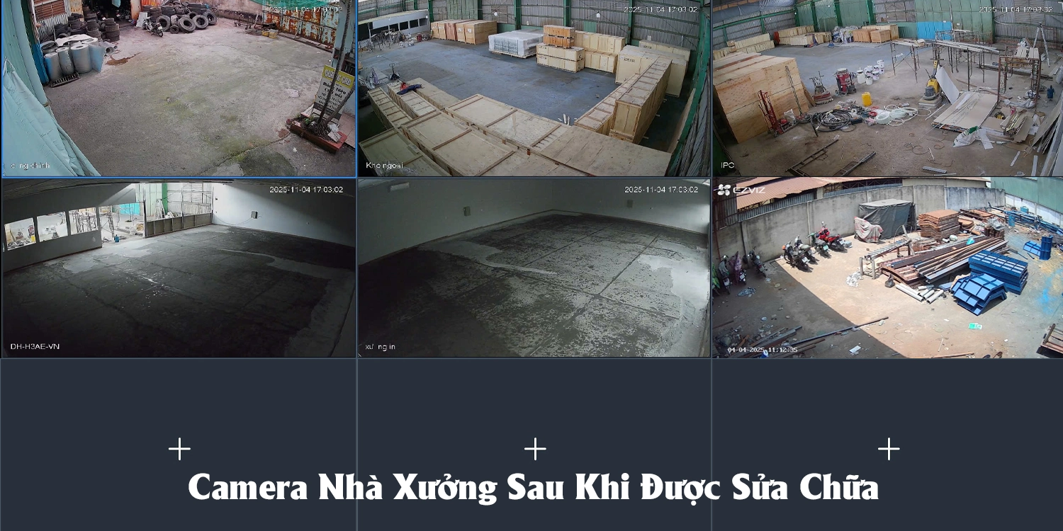 Sửa Chữa Camera Nhà Xưởng Tận Nơi