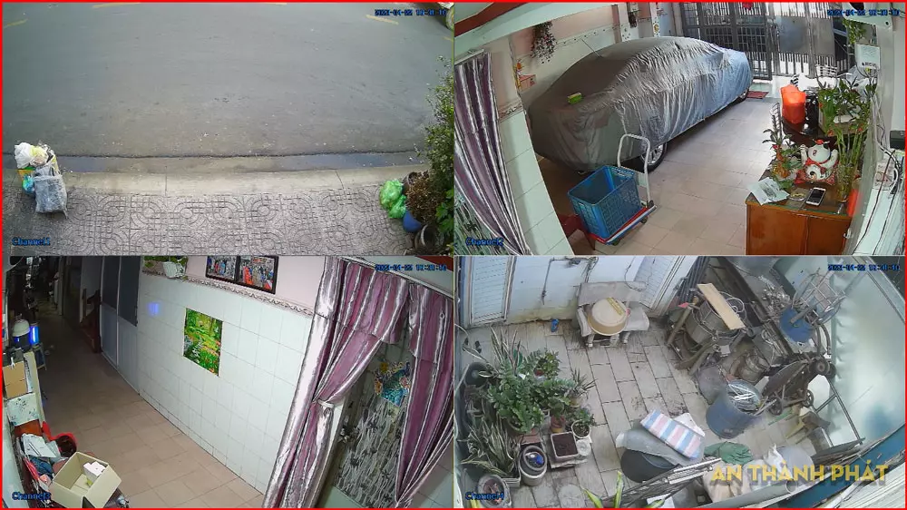 Lắp camera báo động hồng ngoài cửa hàng