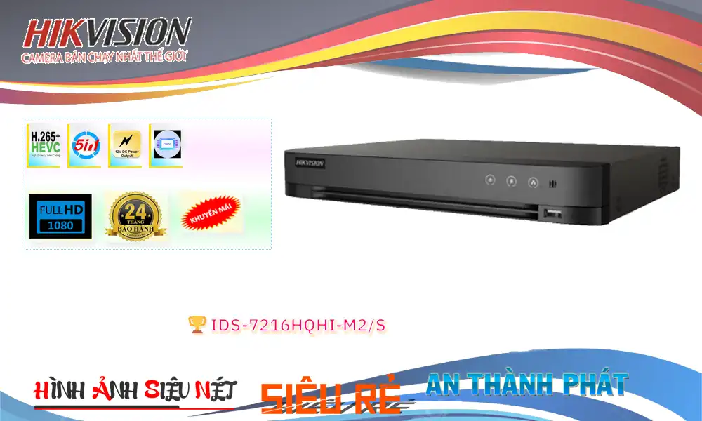 iDS-7216HQHI-M2/S Đầu ghi Camera Hikvision Công Nghệ Mới