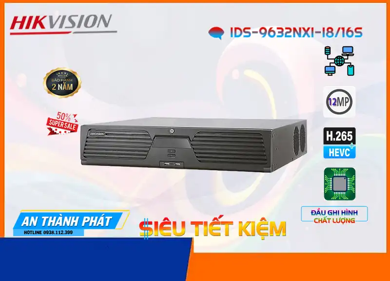 iDS-9632NXI-I8/16S sắc nét Hikvision iDS-9632NXI-I8/16S sắc nét Hikvision