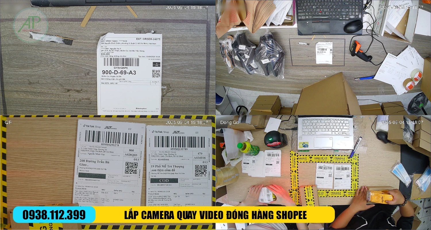 lắp camera quay đóng hàng giải quyết được vấn đề gì