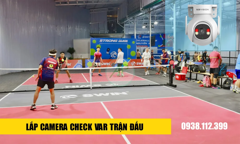 lắp camera check var trận đấu