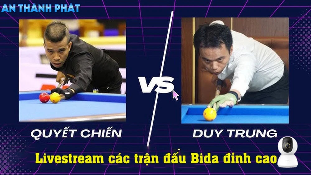 livestream các trận bida đẳng cấp với chất lượng siêu nét