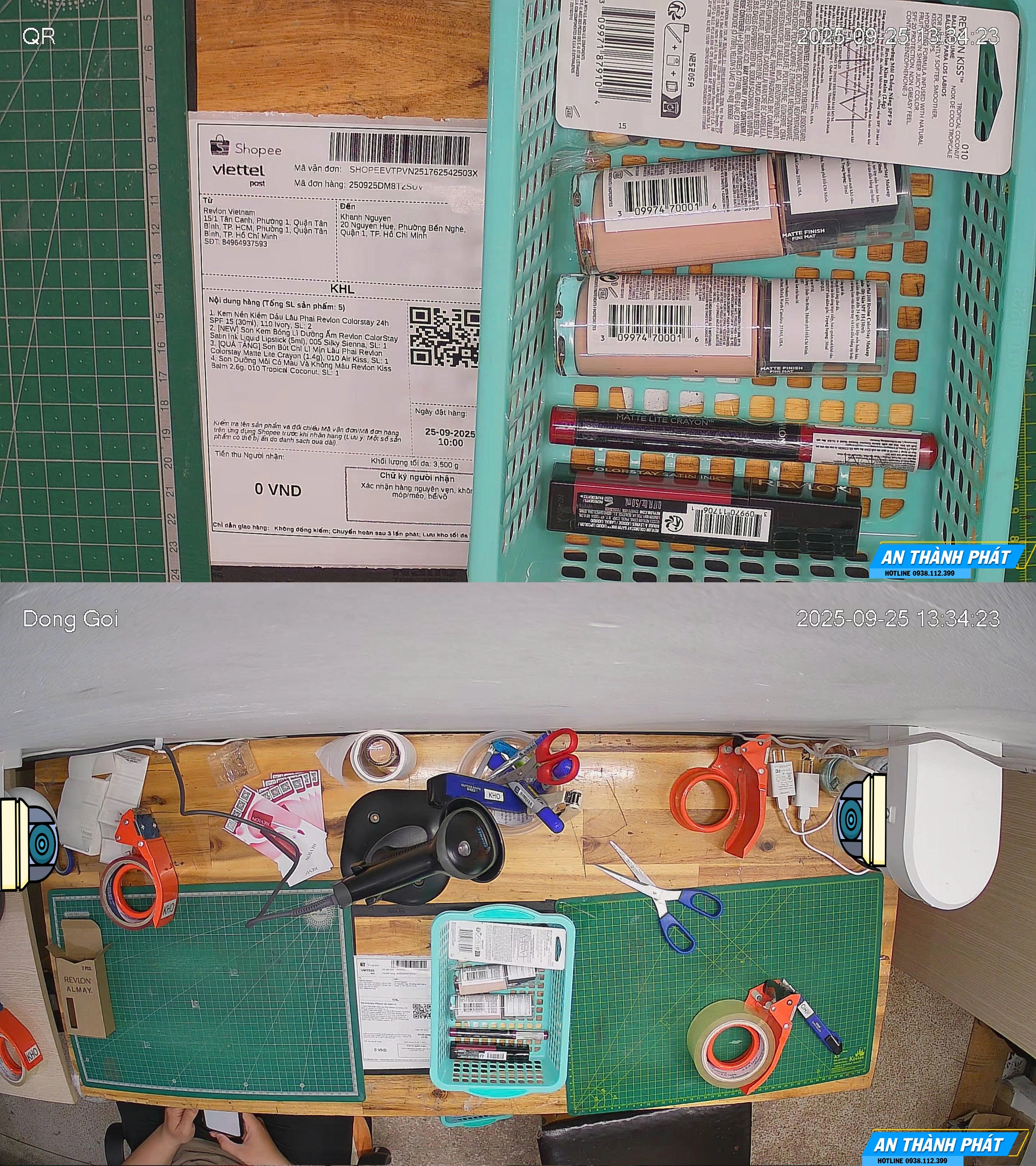 Loại Camera Quay Đóng Gói Hàng Mỹ Phẩm