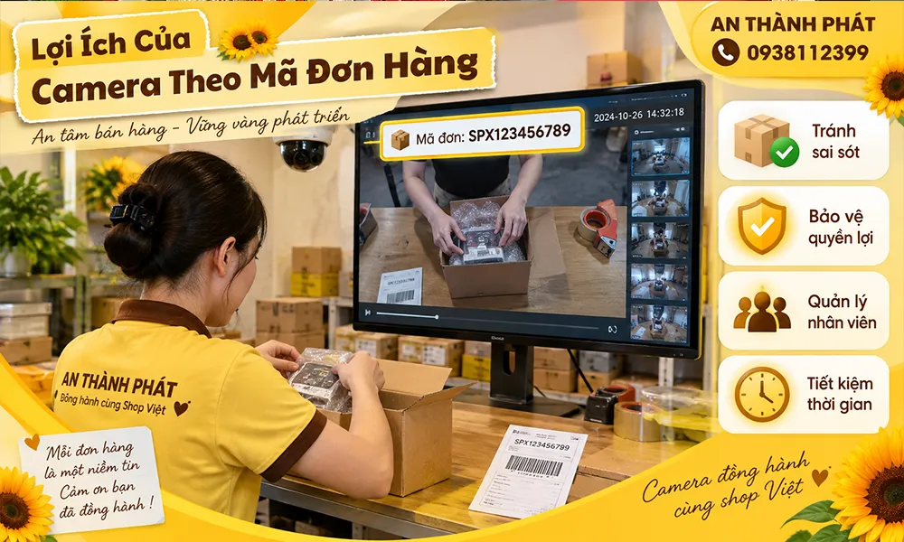 lợi ích của camera theo mã đơn hàng