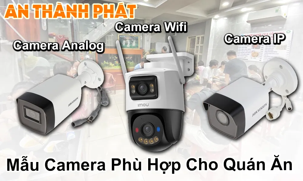 mẫu camera phù hợp cho quán ăn
