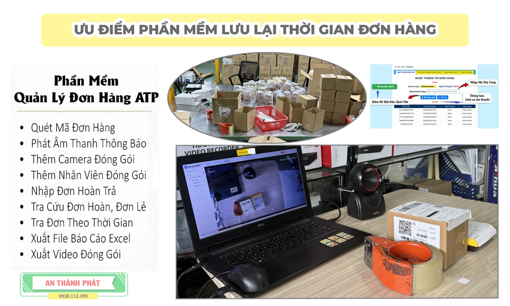 Phần Mềm Lưu Lại Thời Gian Đơn Hàng