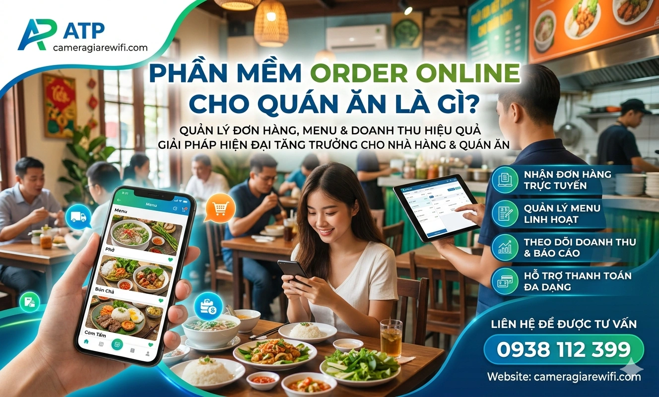 phần mềm order online cho quán ăn là gì