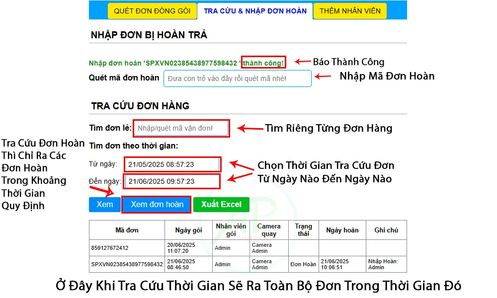 Giải Pháp Quản Lý Đóng Gói Bằng Camera