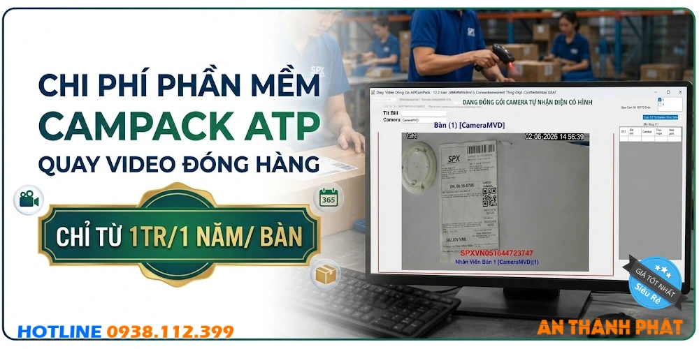 Chi phí cho phần mềm quay video đóng hàng