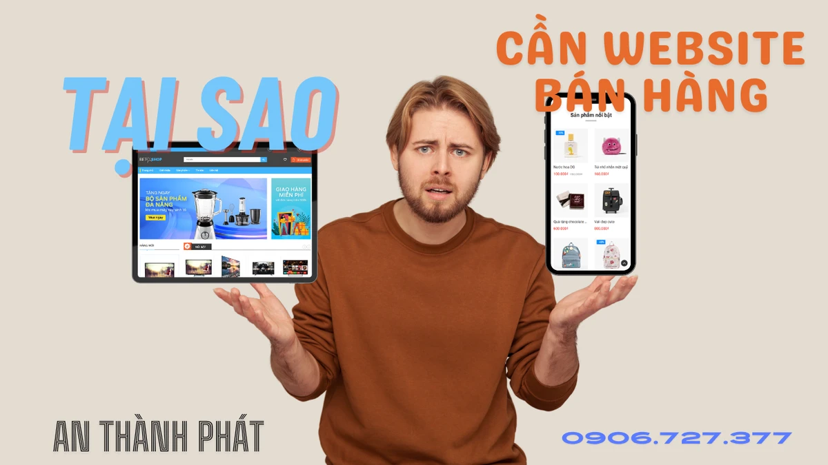 tại sao cần trang web bán hàng online