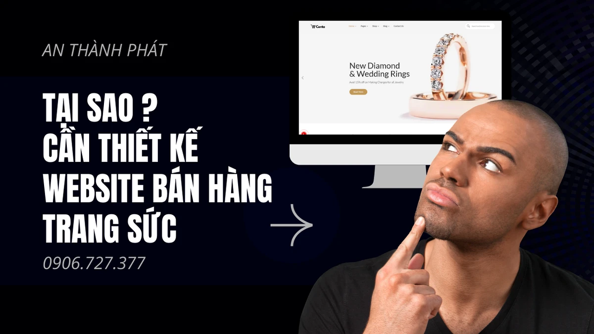 tại sao cần thiết kế website trang sức