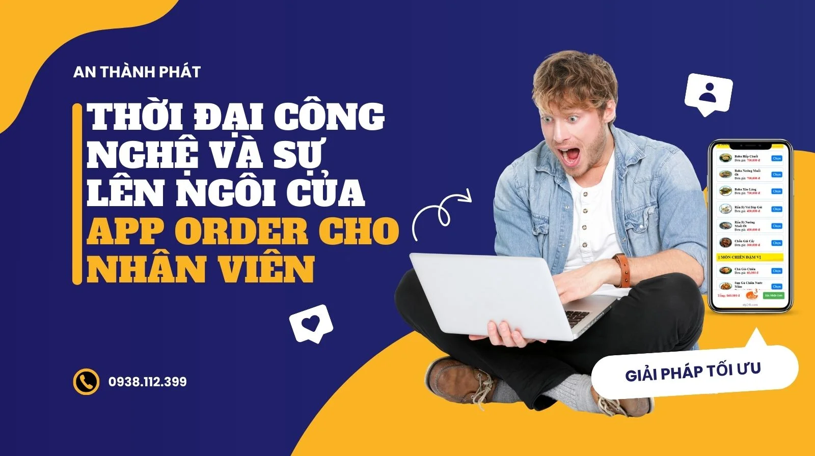 thời đại công nghệ và sự lên ngôi của app order 