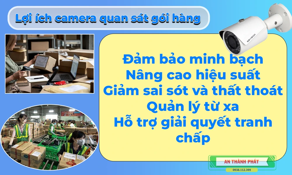 Ưu điểm giải pháp camera dóng hàng