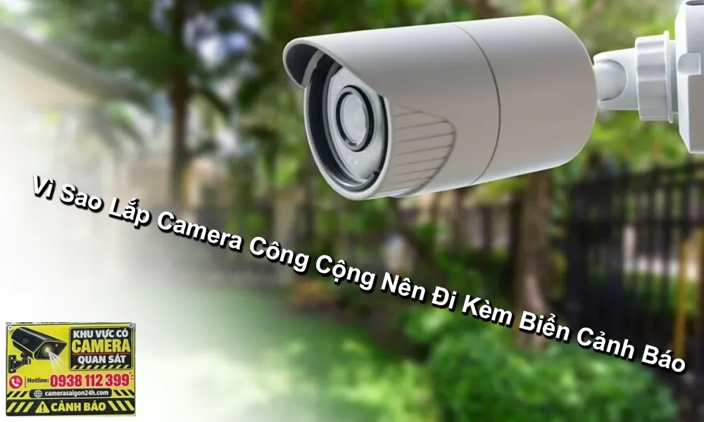 vì sao lắp camera công cộng nên đi kèm biển cảnh báo