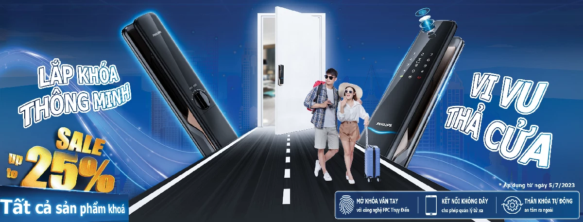 Khóa Cửa Từ Thông Minh giá rẻ chính hãng