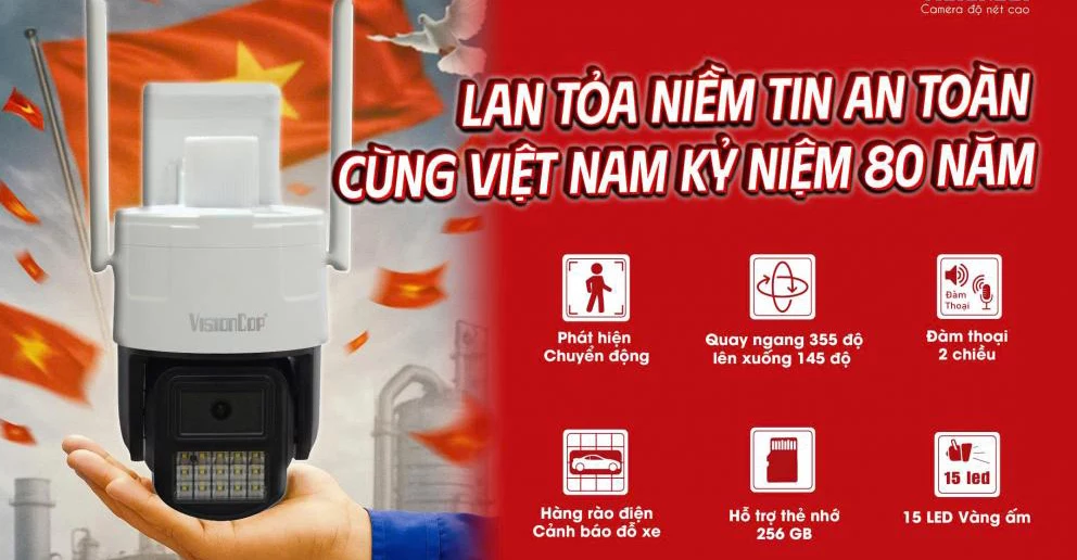 Lắp Camera Visioncop Trọn Bộ