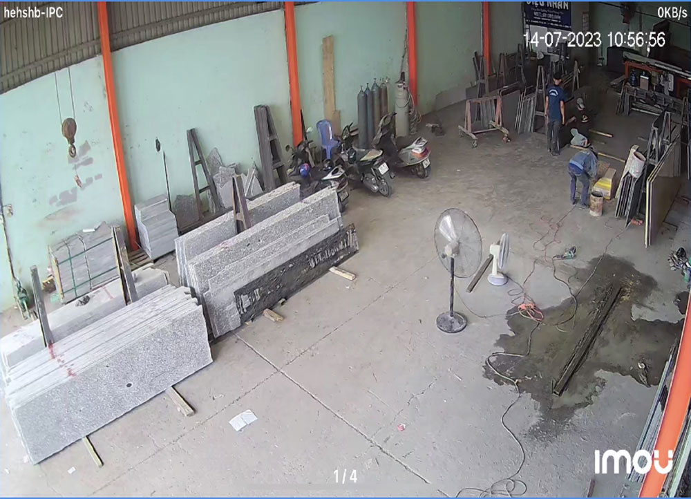 Hình Camera thực tế của bộ Lắp Bộ Camera Văn Phòng Giá Rẻ Hikvision sử dụng mã DS-2CE76D3T-ITM