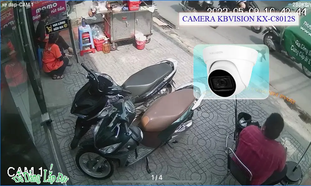  Camera quan sát  Dùng Bộ Lắp Camera Cửa Hàng Kim Hoàng 4k