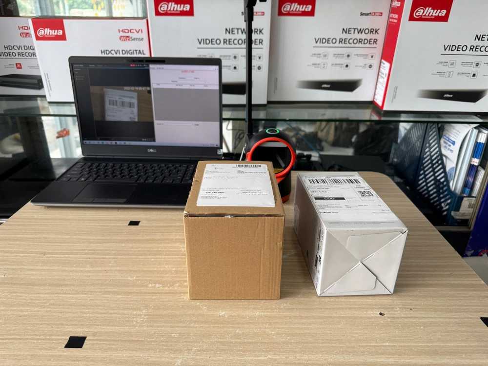Mẫu Camera Xem Mã Vận Đơn